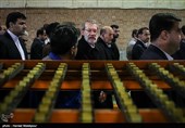 بازدید علی لاریجانی رئیس مجلس شورای اسلامی از خط تولید محصولات شرکت ایران خودرو