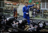 خط تولید محصولات شرکت ایران خودرو