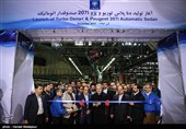 مراسم آغاز تولید دنا پلاس توربو و پژو 207 i صندوقدار اتوماتیک با حضور علی لاریجانی رئیس مجلس شورای اسلامی