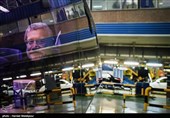 بازدید علی لاریجانی رئیس مجلس شورای اسلامی از خط تولید محصولات شرکت ایران خودرو
