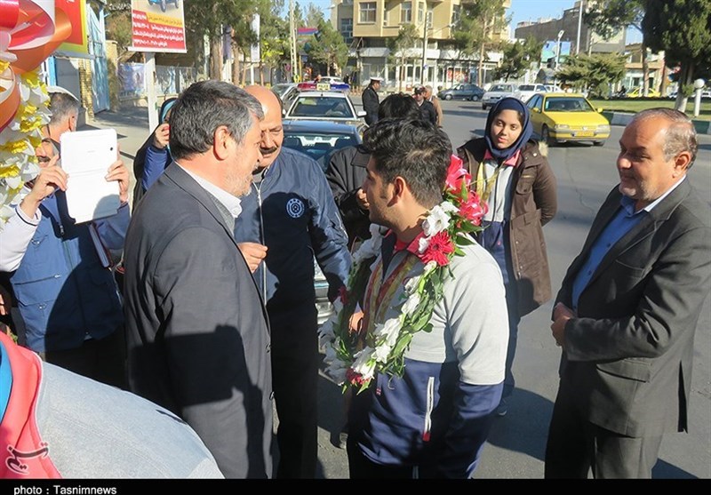 استقبال مدال آوران پاراآسیایی در دامغان