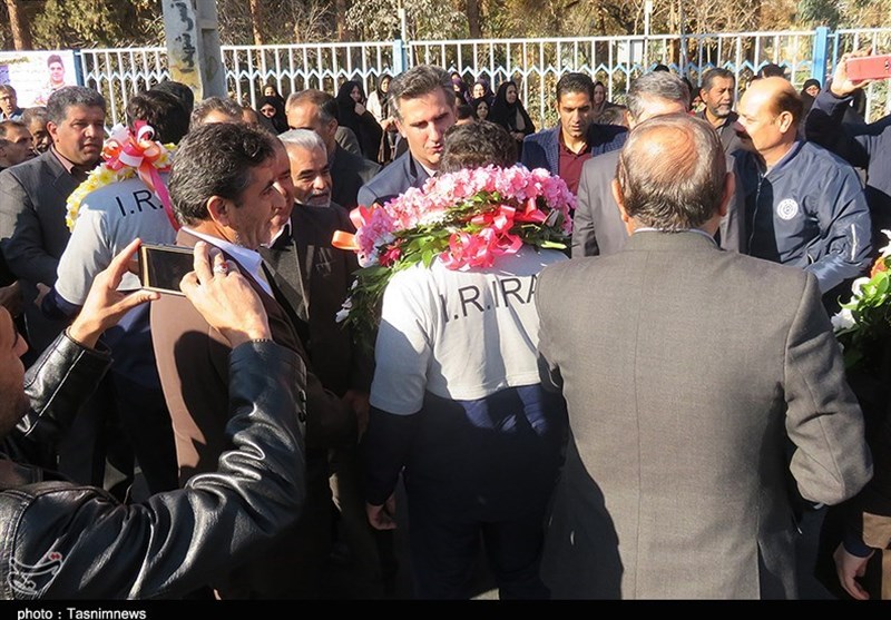 استقبال مدال آوران پاراآسیایی در دامغان