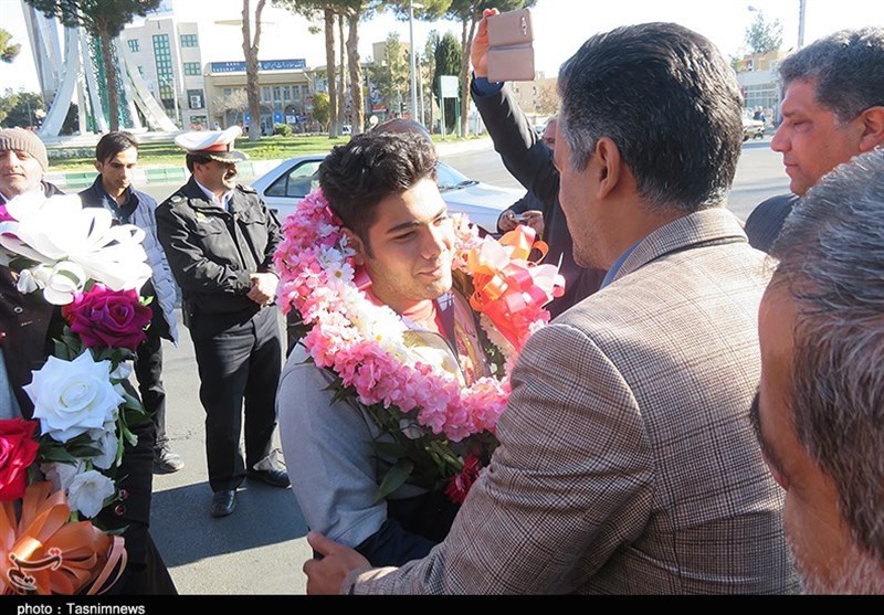 استقبال مدال آوران پاراآسیایی در دامغان