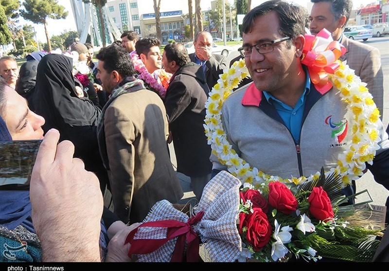 استقبال مدال آوران پاراآسیایی در دامغان