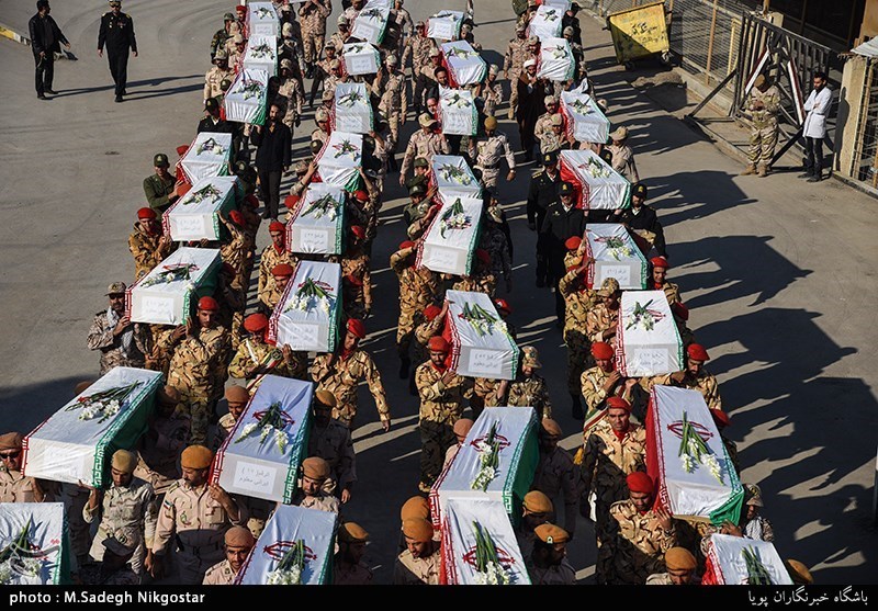 ورود پیکر 55 شهید دوران دفاع مقدس به کشور- خوزستان