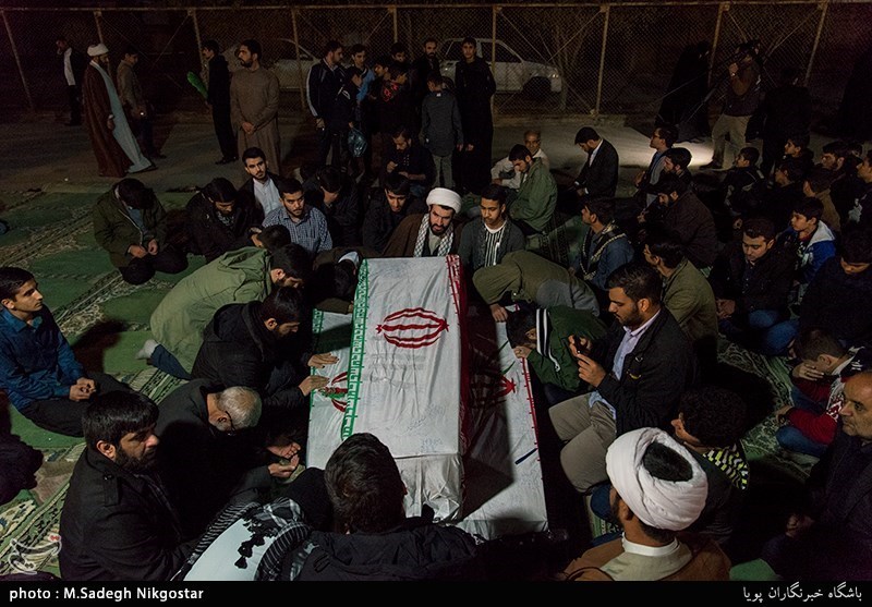 گرامیداشت 55 شهید تازه تفحص شده در معراج الشهدای اهواز