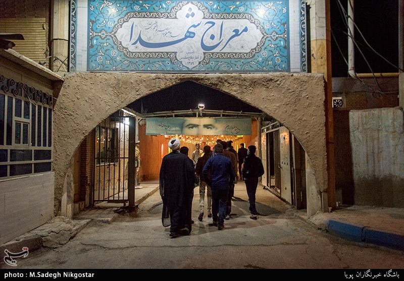 گرامیداشت 55 شهید تازه تفحص شده در معراج الشهدای اهواز