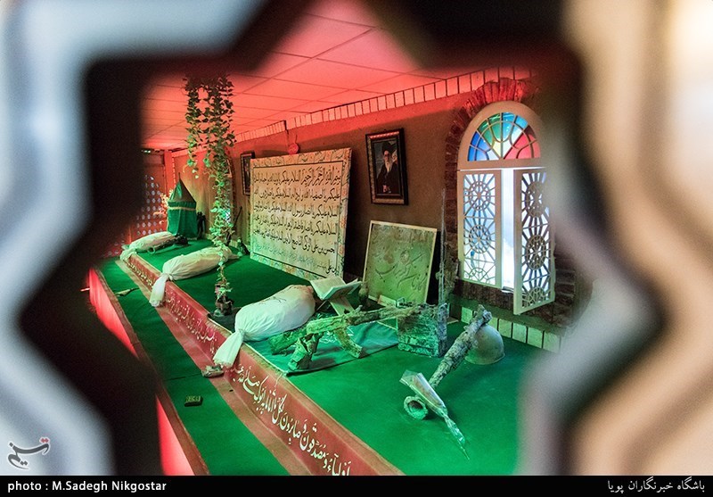 گرامیداشت 55 شهید تازه تفحص شده در معراج الشهدای اهواز