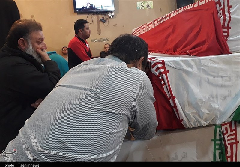 استقبال از 55 شهید تازه تفحص شده دفاع مقدس در معراج شهدای اهواز