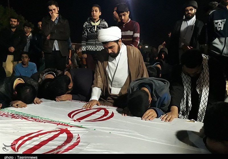 استقبال از 55 شهید تازه تفحص شده دفاع مقدس در معراج شهدای اهواز