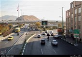 انتهای خیابان پیروزی و نمایی از دوشان تپه 
