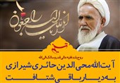 فتوتیتر/ آیت الله حائری شیرازی به دیار باقی شتافت