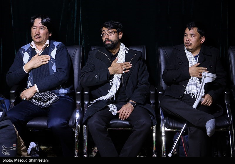 مراسم وداع با پیکر شهید مدافع حرم محمداکرم ابراهیمی