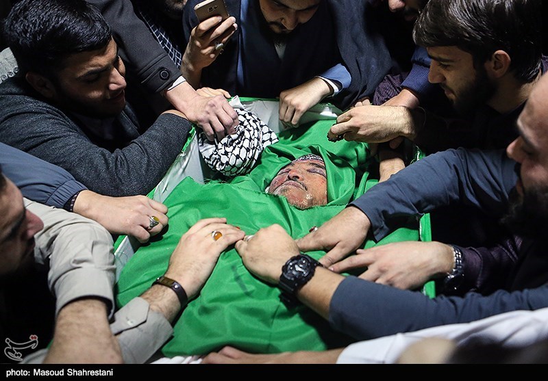 مراسم وداع با پیکر شهید مدافع حرم محمداکرم ابراهیمی