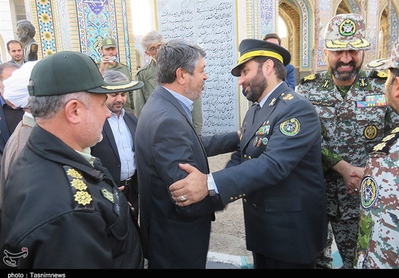 ادای احترام امیر فرزاد اسماعیلی به 630 شهید والامقام دامغان