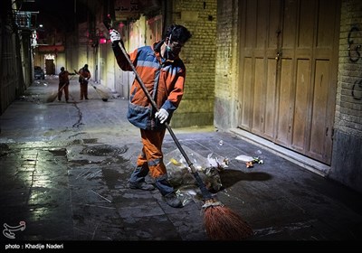 تجلیل از نیروهای خدمات شهری شهرداری بیرجند