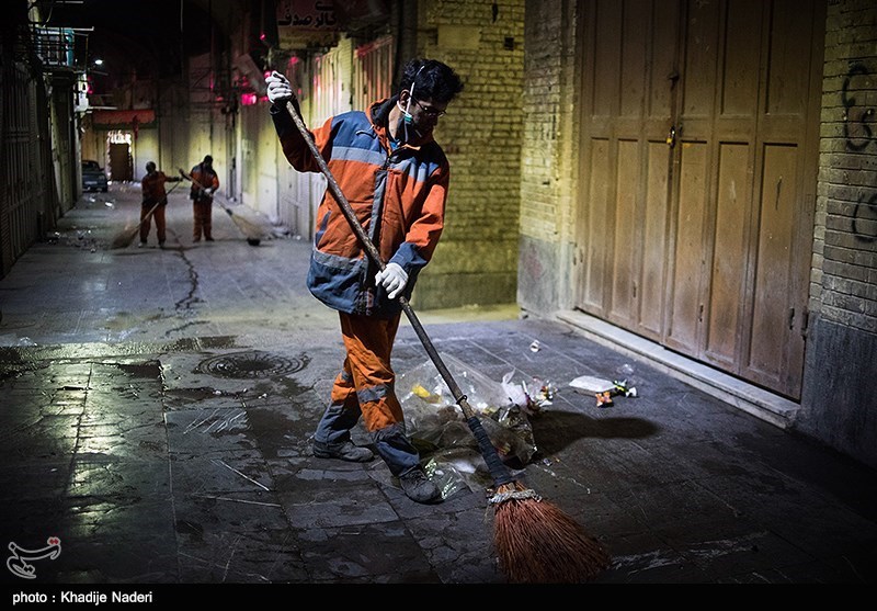 تجلیل از نیروهای خدمات شهری شهرداری بیرجند