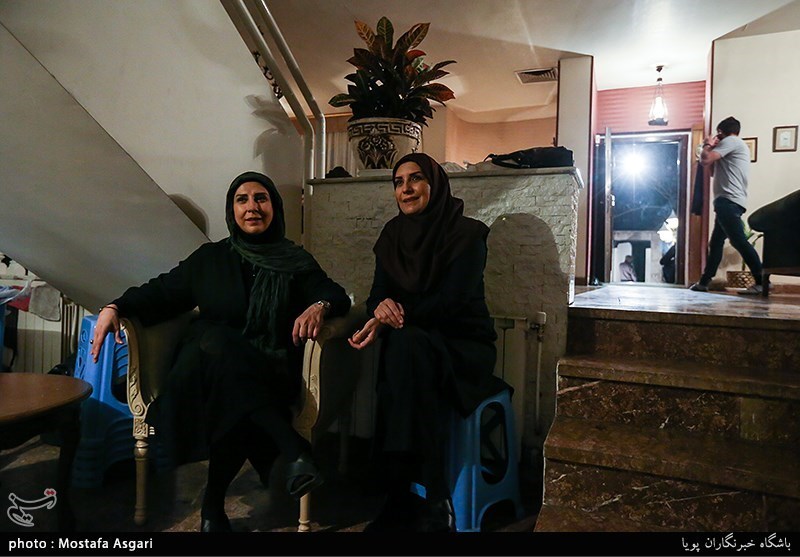 پشت صحنه سریال آسمان هوای باران دارد