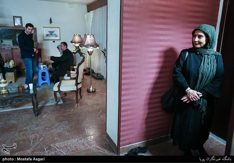 پشت صحنه سریال آسمان هوای باران دارد