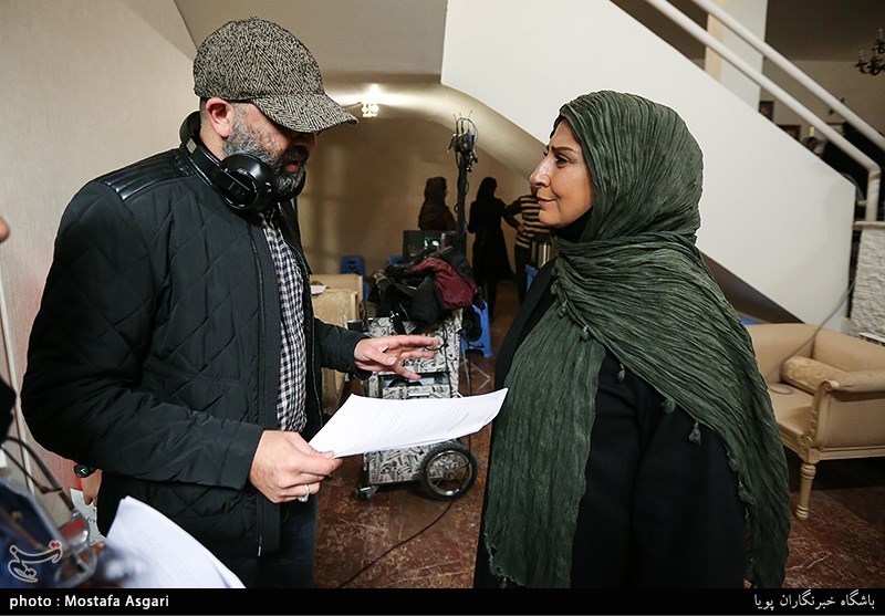 پشت صحنه سریال آسمان هوای باران دارد