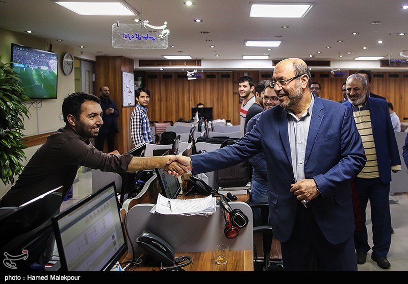 حضور سردار حسین دهقان در خبرگزاری تسنیم