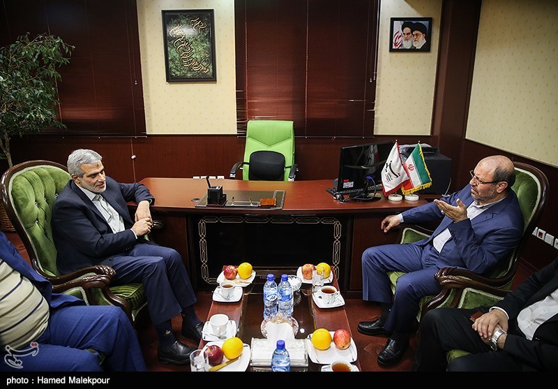 حضور سردار حسین دهقان در خبرگزاری تسنیم