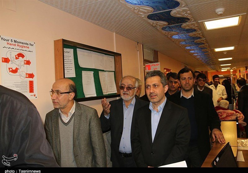 بازدید معاونان وزیر بهداشت از بیمارستان شفای کرمان