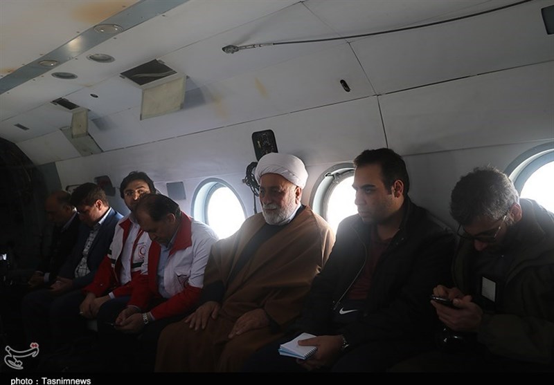 ازدید دبیرکل جمعیت هلال احمر کشور از مناطق زلزله زده کوهبنان