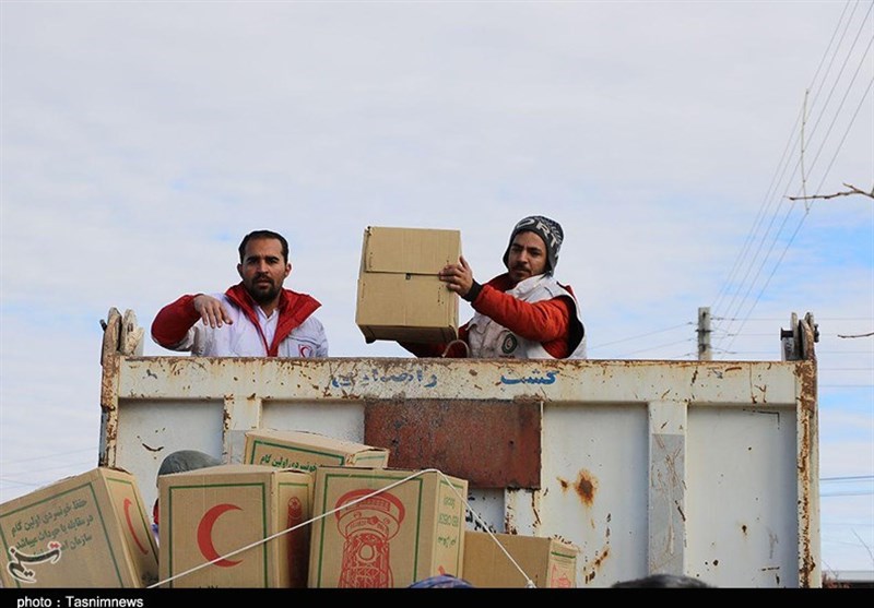 ازدید دبیرکل جمعیت هلال احمر کشور از مناطق زلزله زده کوهبنان