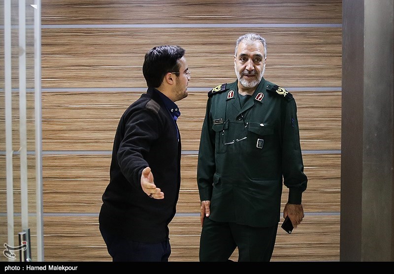 حضور فرمانده سپاه حفاظت هواپیمایی در خبرگزاری تسنیم