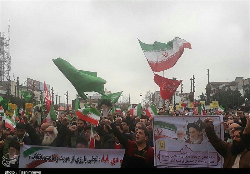 مراسم 9 دی در رشت