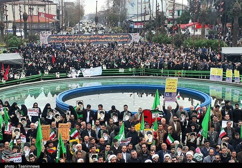 مراسم 9 دی در رشت