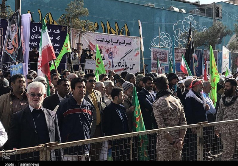 حضور پر شور  مردم کرمان در یوم الله 9 دی