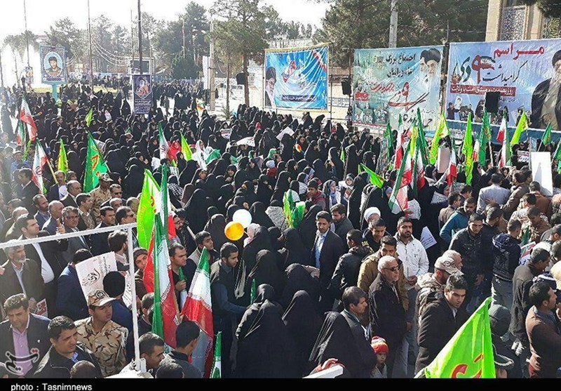 حضور پر شور  مردم کرمان در یوم الله 9 دی