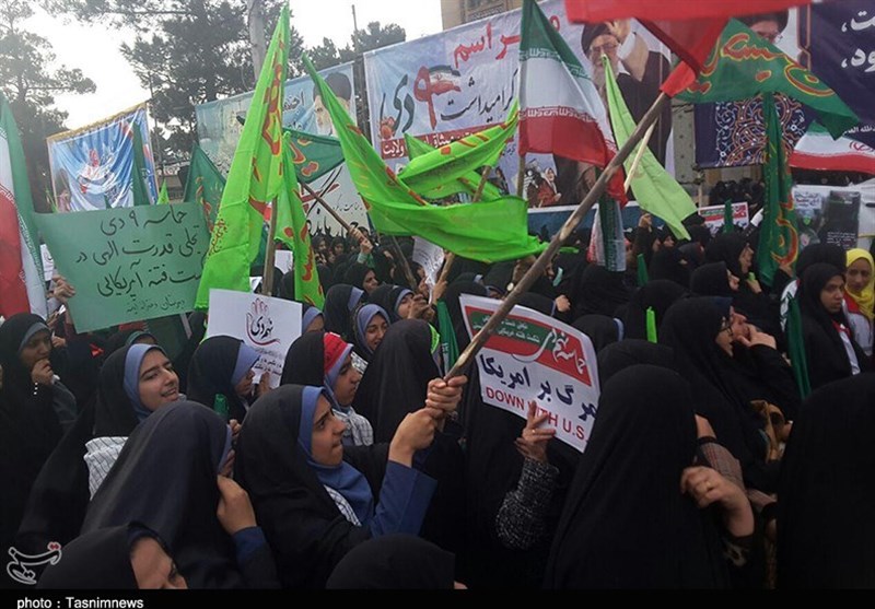 حضور پر شور  مردم کرمان در یوم الله 9 دی