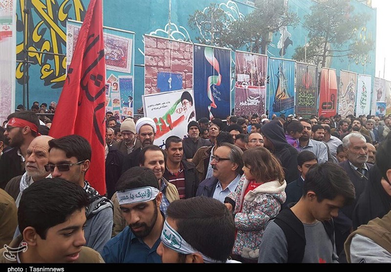 حضور پر شور  مردم کرمان در یوم الله 9 دی