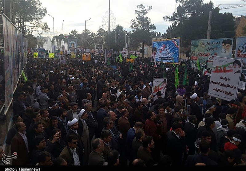 حضور پر شور  مردم کرمان در یوم الله 9 دی