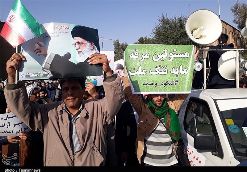 راهپیمایی شکوه وحدت مردم اهواز در 13 دی ماه سال 1396