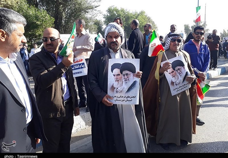 حضور عشایر عرب خوزستان در راهپیمایی شکوه وحدت