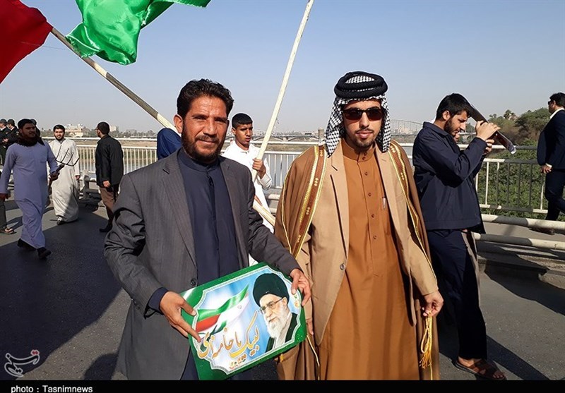 حضور عشایر عرب خوزستان در راهپیمایی شکوه وحدت