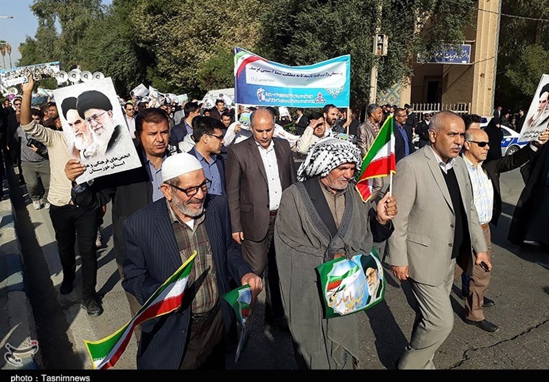 حضور عشایر عرب خوزستان در راهپیمایی شکوه وحدت