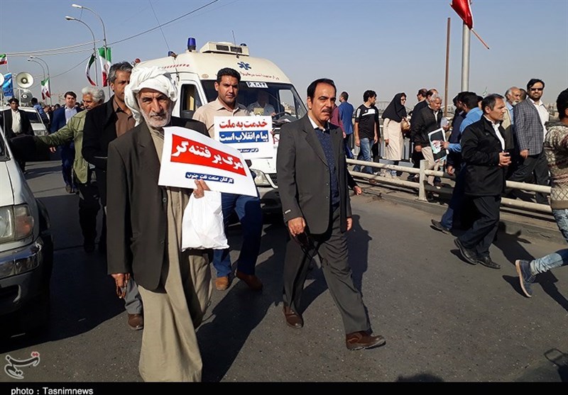 حضور عشایر عرب خوزستان در راهپیمایی شکوه وحدت