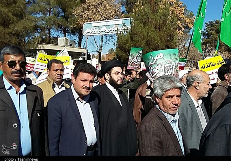 راهپیمایی مردم کرمان در محکومیت اغتشاشات