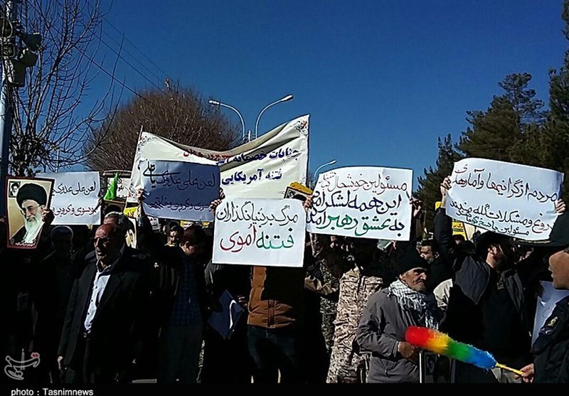 راهپیمایی مردم کرمان در محکومیت اغتشاشات