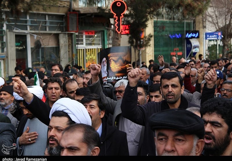 راهپیمایی مردم دامغان در محکومیت اغتشاشات اخیر-15 دی 96