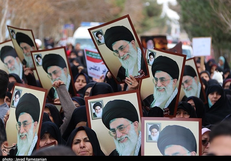 راهپیمایی مردم دامغان در محکومیت اغتشاشات اخیر-15 دی 96