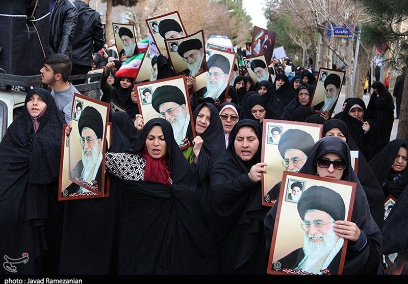 راهپیمایی مردم دامغان در محکومیت اغتشاشات اخیر-15 دی 96