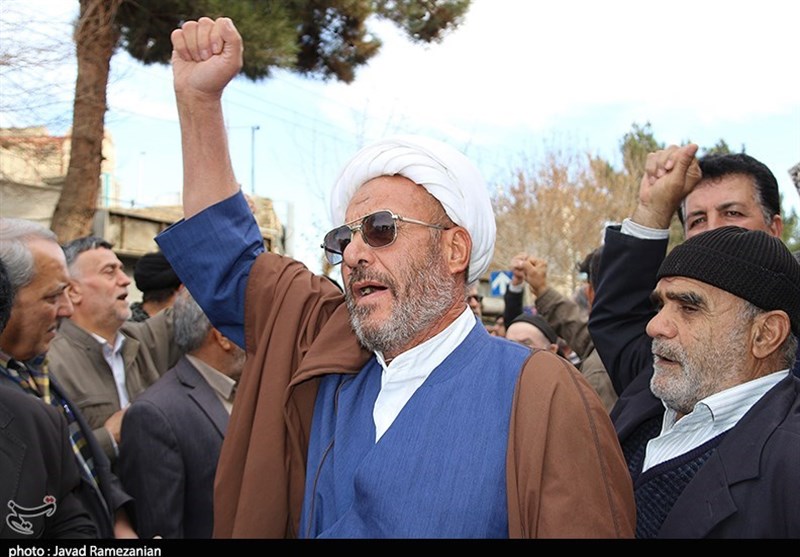 راهپیمایی مردم دامغان در محکومیت اغتشاشات اخیر-15 دی 96