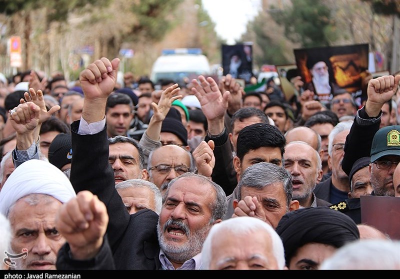 راهپیمایی مردم دامغان در محکومیت اغتشاشات اخیر-15 دی 96