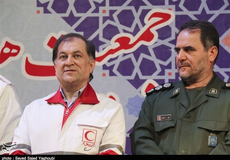 آیین تجلیل از فعالیت های داوطلبانه هلال احمر اردبیل